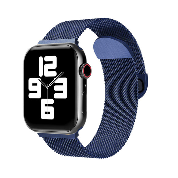 Blue Milano Magnetic Stainless Steel Apple Watch Band 藍色米蘭磁吸不銹鋼 Apple 錶帶 (KCWATCH1189a)