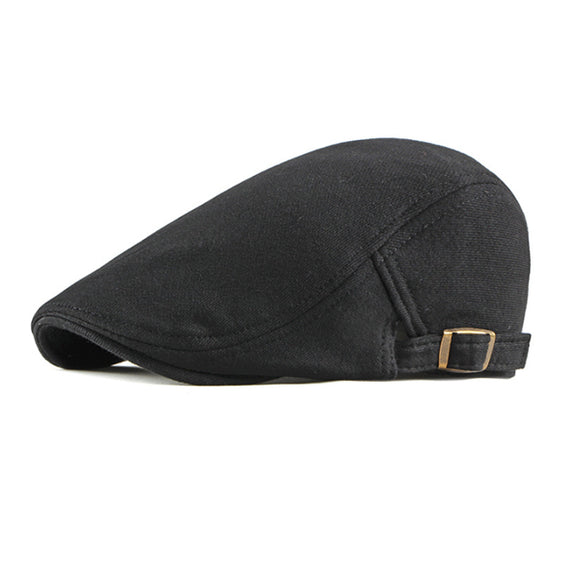 Black British Simple Beret 黑色英倫簡約貝雷帽 (KCHT2191)