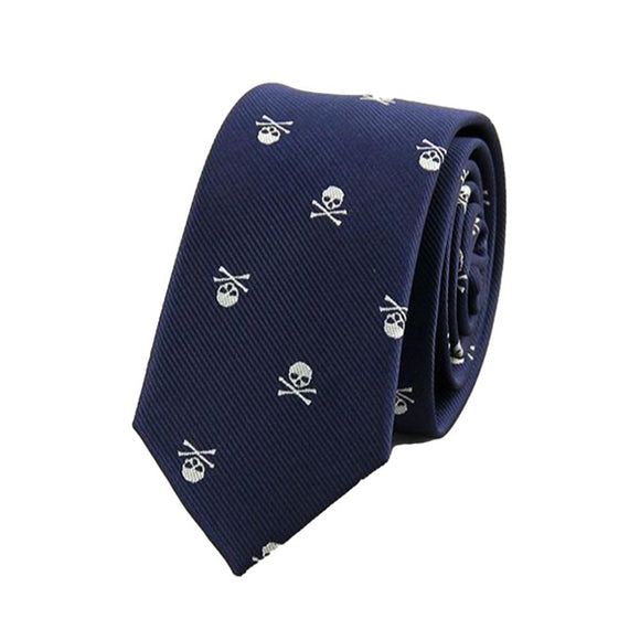 Skull Pattern Tie 骷髏頭圖案領帶 (KCBT2198)