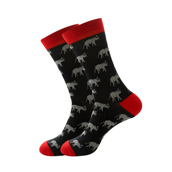 Elephant Pattern Cozy Socks (EU38-EU45) 大象圖案舒適襪 (EU38-EU45)