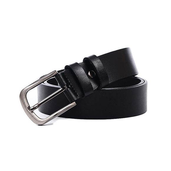 Black Genuine Leather Belt 黑色牛皮皮帶