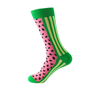Watermelon Pattern Cozy Socks (One Size) 西瓜圖案舒適襪子 (均碼)