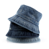 Blue Denim Bucket Hat 藍色牛仔漁夫帽 KCHT2205