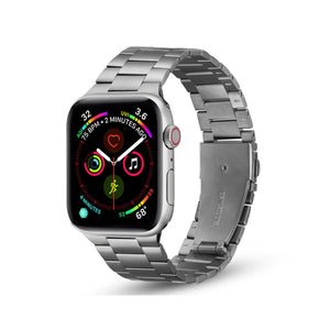 Silver Stainless Steel Apple Watch Band 銀色不銹鋼 Apple 錶帶