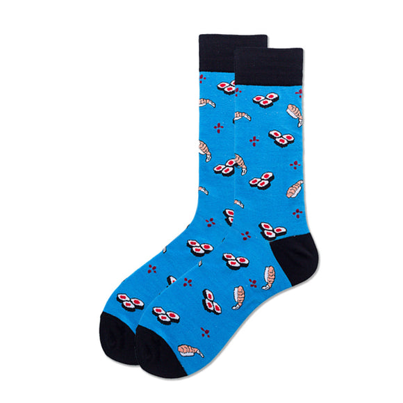 Sushi Pattern Cozy Socks (EU39-EU45) 壽司圖案舒適襪子 (歐碼39-歐碼45) HS202411