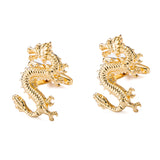 Gold Dragon Men Cufflinks 金色龍袖扣