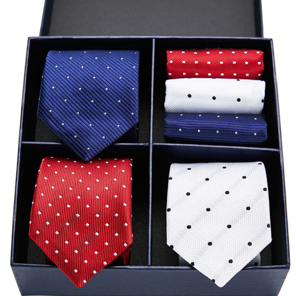 Tie, Pocket Square 6 Pieces Gift Set 領帶口袋巾6件套裝 KCBT2127