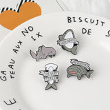 Dolphin Enamel Pins 海豚徽章 / 別針 / 胸針