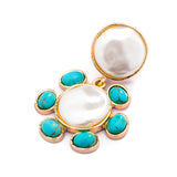 Turquoise Earrings 綠松石耳環 (KJEA20028)