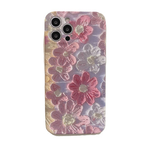 Flower Pattern iPhone 13, 12 Case 花卉圖案 iPhone 13, 12 手機殼 (MCL2467)