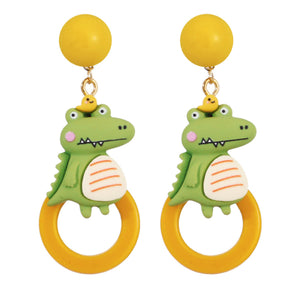 Crocodile Baby Earrings 鱷魚寶寶耳環 KJEA20022