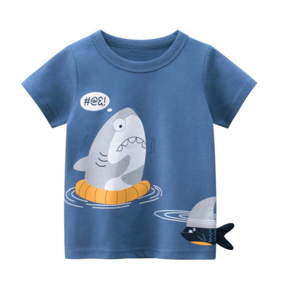 Kids Shark T-shirt 兒童鯊魚T恤 KCKID2081