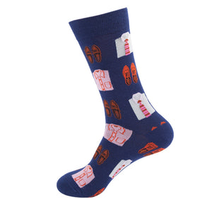 Shirt Pattern Cozy Socks (One Size) 襯衫圖案舒適襪子 (均碼)