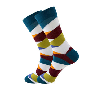 Stripe Pattern Cozy Socks (EU38-EU45) 星座舒適襪子 (歐碼38-歐碼45)