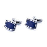 Blue Agate Cufflinks ** Free Gift ** 藍色瑪瑙袖扣 ** 附送贈品 **