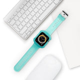 Green TPU Apple Watch Strap + Case 綠色塑膠Apple 錶帶 + 保護殼 KCWATCH1202