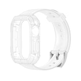 White TPU Apple Watch Strap + Case 白色塑膠Apple 錶帶 + 保護殼 KCWATCH1203