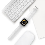 White TPU Apple Watch Strap + Case 白色塑膠Apple 錶帶 + 保護殼 KCWATCH1203
