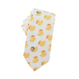 Yellow Duck Pattern Tie 黃色小鴨圖案領帶 (KCBT2204)