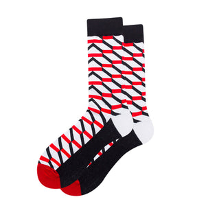 Lattice Pattern Cozy Socks (EU38-EU45) 格子圖案舒適襪 (EU38-EU45)