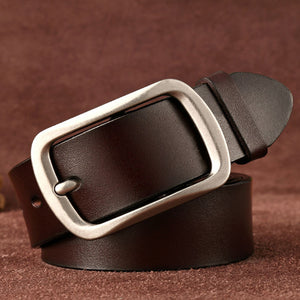 Fashion Black Genuine Leather Belt 時尚黑色牛皮皮帶 KCBELT1020