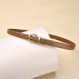 Caramel Women Genuine Leather Belt 焦糖色女士真皮皮带 KCBELT1021