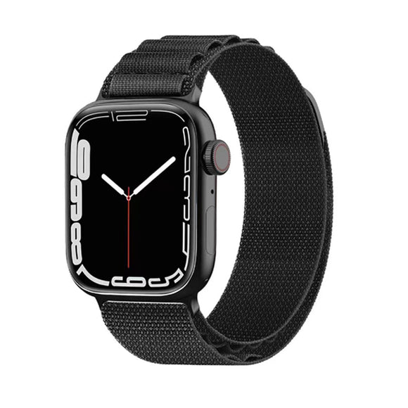 Black Nylon Woven Apple Watch Band 黑色尼龍編織 Apple 錶帶 KCWATCH1210