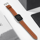 Brown Leather Apple Watch Band 棕色真皮 Apple 錶帶 KCWATCH1213