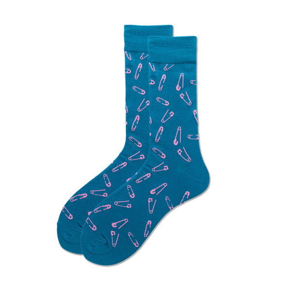 Pin Pattern Cozy Socks (EU38-EU45) 別針圖案舒適襪 (EU38-EU45)