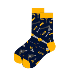 Tool Pattern Cozy Socks (EU38-EU45) 工具圖案舒適襪 (EU38-EU45)