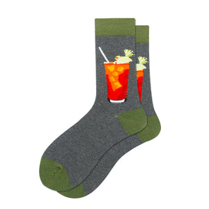 Drink Pattern Cozy Socks (EU38-EU45) 飲料圖案舒適襪 (EU38-EU45)