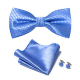 Tie, Pocket Square, Cufflinks, Bow Tie 4 Pieces Gift Set 領帶口袋巾袖扣領結4件套裝 (KCBT2228)