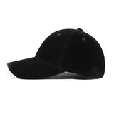 Black Velvet Baseball Cap 黑色絲絨棒球帽 KCHT2231