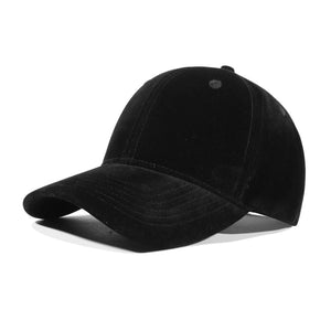 Black Velvet Baseball Cap 黑色絲絨棒球帽 KCHT2231