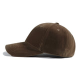 Brown Velvet Baseball Cap 棕色絲絨棒球帽 KCHT2232