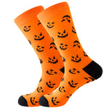 Set of 5 Pairs  Halloween Theme Pattern Cozy Socks (EU38-EU45) 5件套萬聖節圖主題案舒適襪子 (歐碼38-歐碼45)