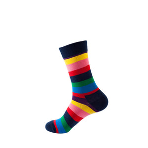 Stripe Pattern Cozy Socks (One Size) 條紋圖案舒適襪子 (均碼)