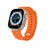 Orange Silicone Apple Watch Band 橙色矽膠 Apple 錶帶 KCWATCH1239