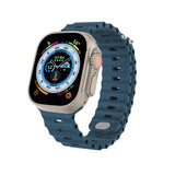 Blue Silicone Apple Watch Band 藍色矽膠 Apple 錶帶 KCWATCH1240