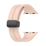 Pink Magnetic Buckle Silicone Apple Watch Band 粉紅色磁吸扣矽膠 Apple 錶帶 KCWATCH1247
