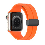 Orange Magnetic Buckle Silicone Apple Watch Band 橙色磁吸扣矽膠 Apple 錶帶 KCWATCH1249
