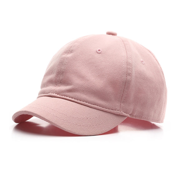 Pink Korean Style Short Brim Baseball Cap 粉色韓版短簷棒球帽 KCHT2257