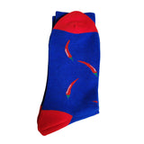 Chili Pattern Cozy Socks (EU37-EU44) 辣椒圖案舒適襪子 (歐碼37-歐碼44)