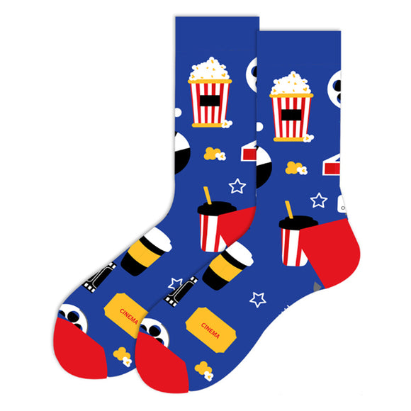 Movie Pattern Cozy Socks (One Size) 電影圖案舒適襪子 (均碼) (HS202025)