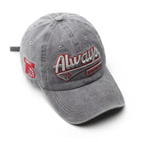 Grey American Style Baseball Cap 灰色美式棒球帽 KCHT2272