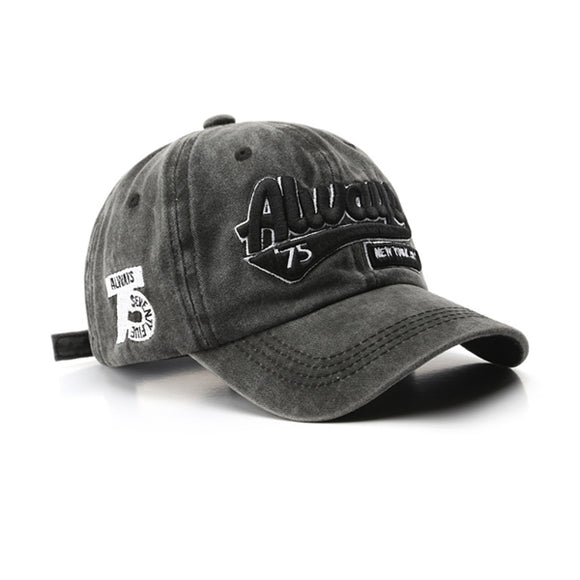 Black American Style Baseball Cap 黑色美式棒球帽 KCHT2274