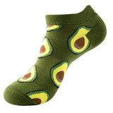 Set of 4 Pairs Food Pattern Low Cut Socks (One Size) 4對一套食物圖案船襪 (均碼)