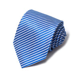 Blue Tie, Pocket Square, Cufflinks 3 Pieces Gift Set 藍色領帶口袋巾袖扣3件套裝 KCBT2286