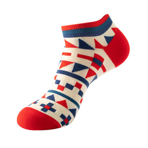 Triangle Pattern Low Cut Socks (One Size) 三角形圖案船襪 (均碼) HS202287e