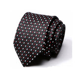 Black Tie, Pocket Square, Cufflinks, Tie Clip 4 Pieces Gift Set 黑色領帶口袋巾袖扣領帶夾4件套裝 KCBT2289